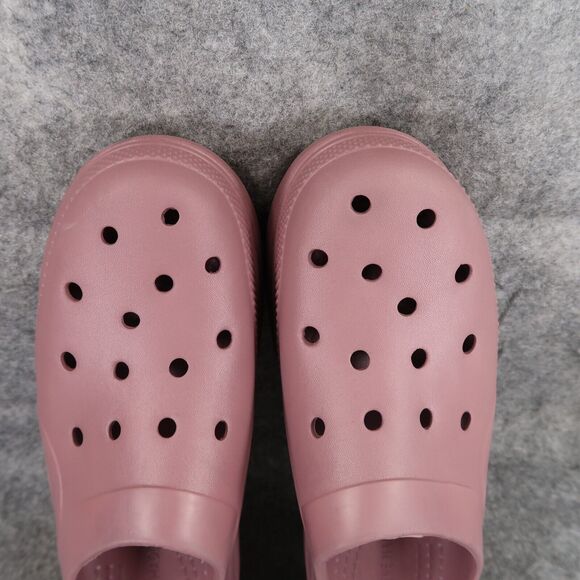 Steve Madden Shoes Women 9 Clog Slip On Scuff Mauve Comfort Rubber Casual Trendy - Picture 9 of 14